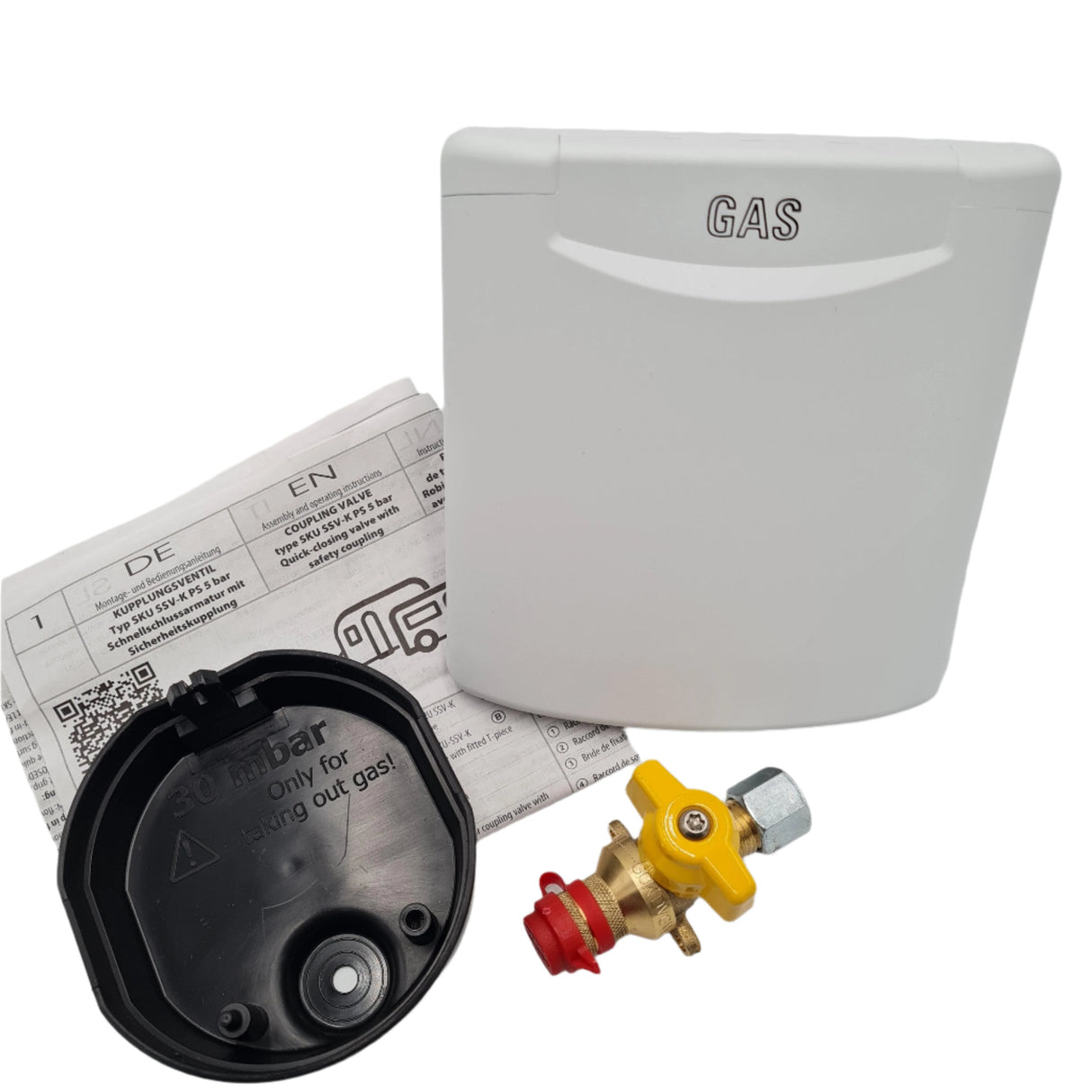 FAWO Gas BBQ Installation Kit - White Flap - 01746T50199