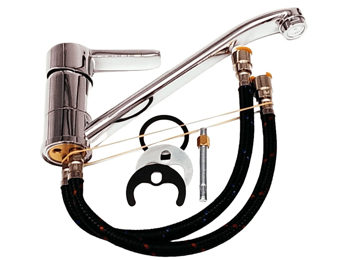 Caraflo Colonnia Chrome Mixer Tap L240 Long Spout