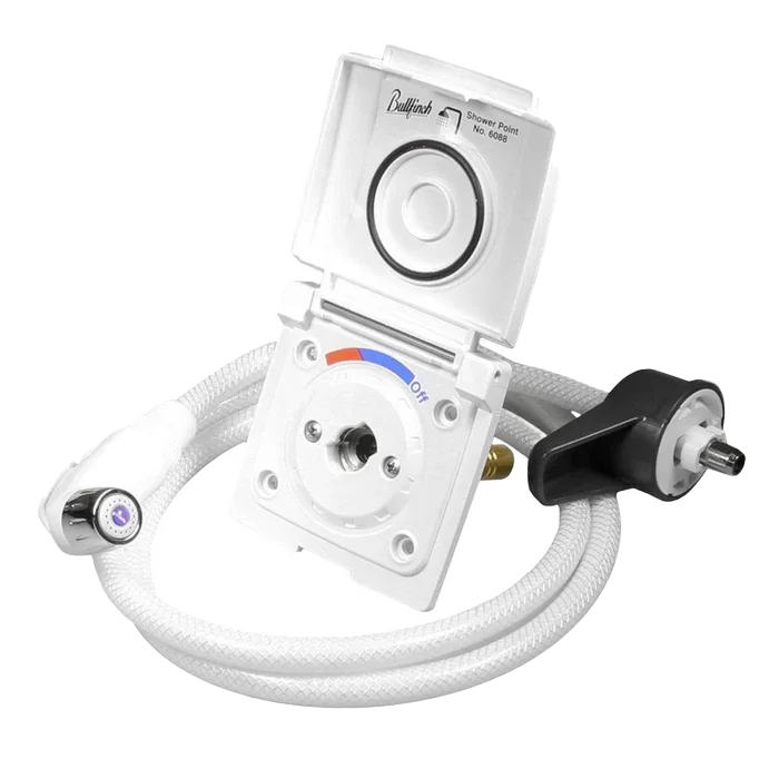 Bullfinch Shower Outlet Point Kit - White - 6088