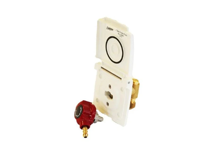 Bullfinch BBQ Point LPG Gas Outlet White - 6087