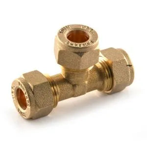 LPG GAS T Tee Connector For Gas Hose - 8mm X 8mm X 8mm