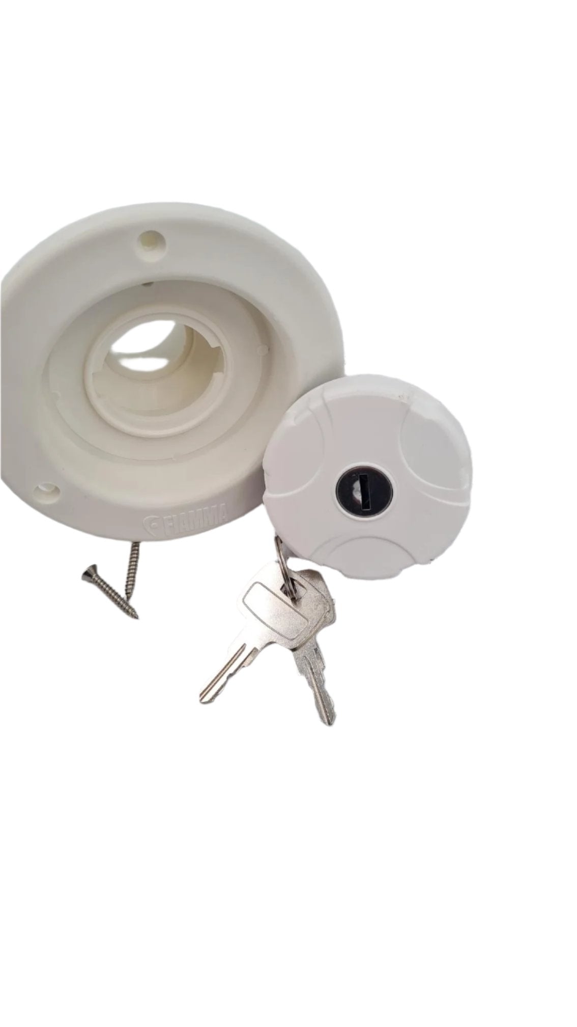 Fiamma Water Filler / Cap / Keys - White - 94715-010