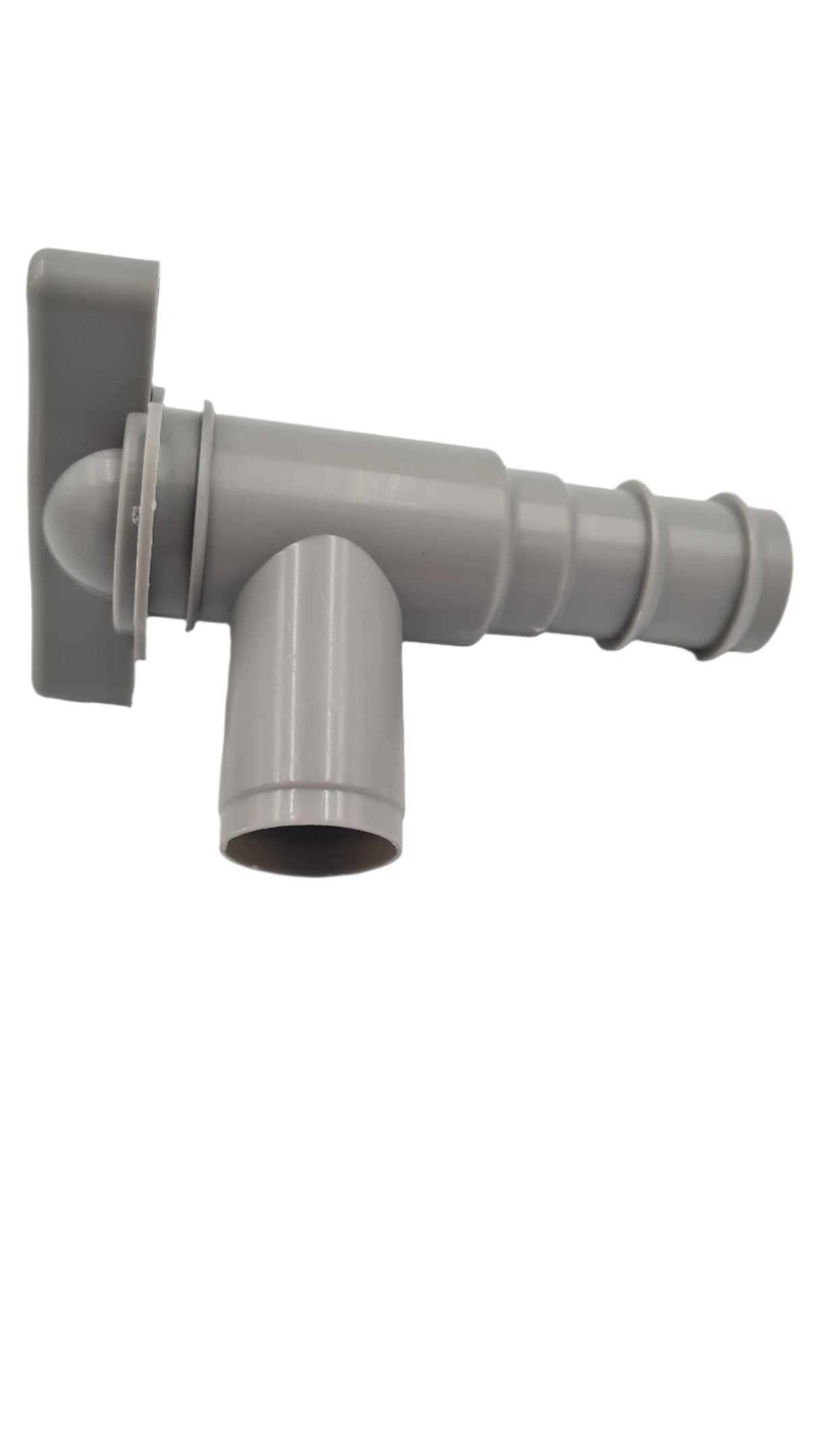 Waste Drainage Tap - Fits 28.5mm Convoluted Hose - Grey - 88752G