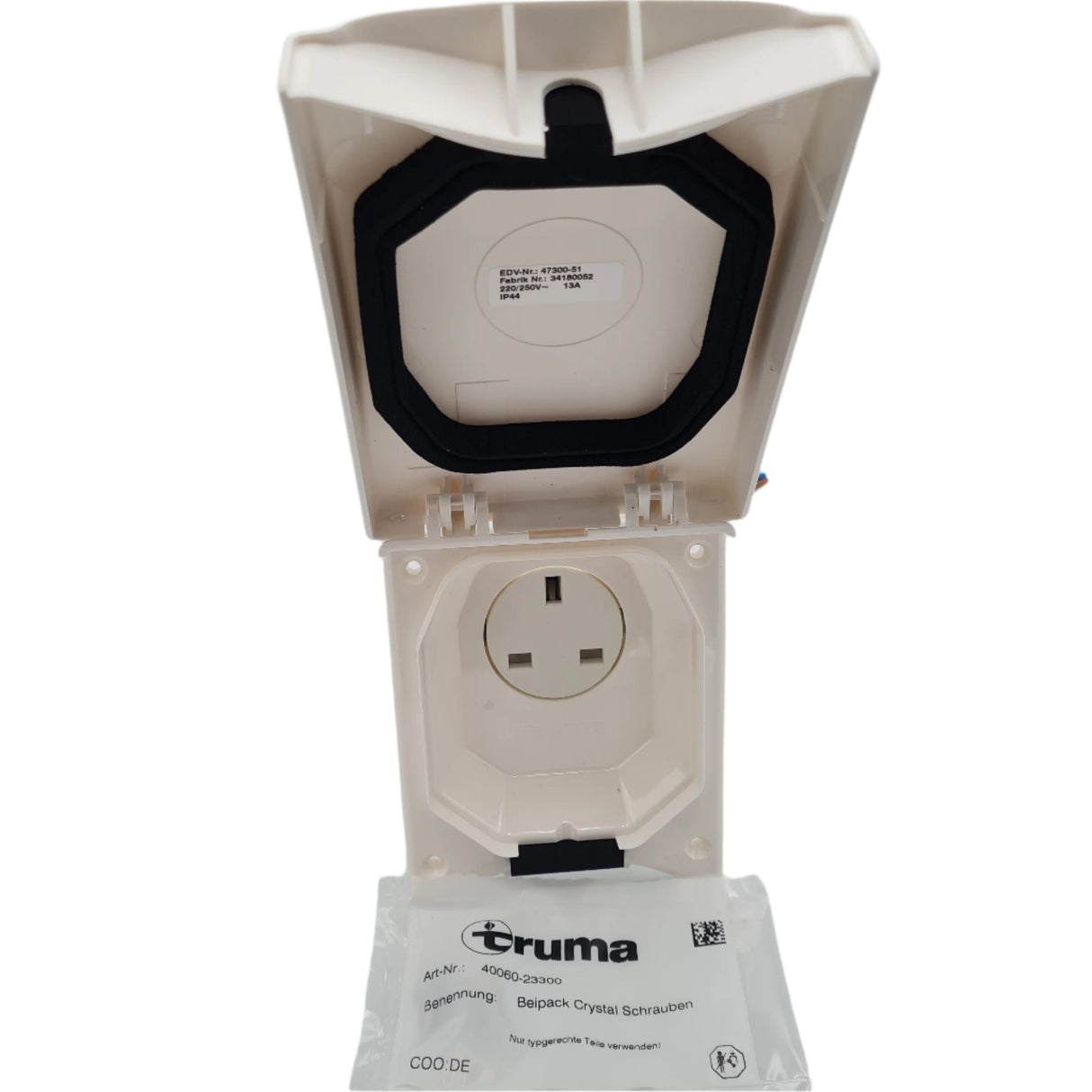 Truma External Socket Box 240V / 13 Amp - White – 47300-51