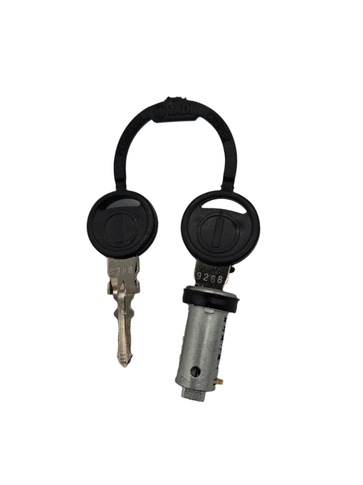 Vecam / Zadi Door Lock Barrel and 2 Keys - PO387