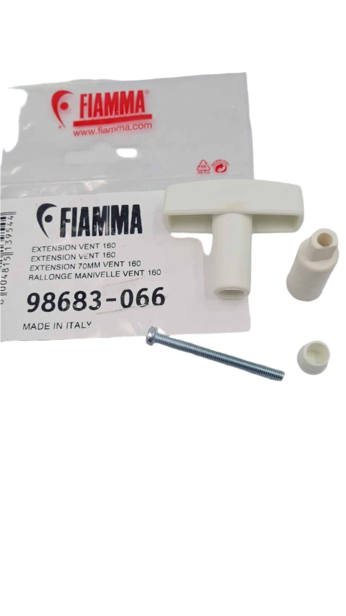 Fiamma Rooflight VENT 40X40 Extension Opening Handle - 98683-066