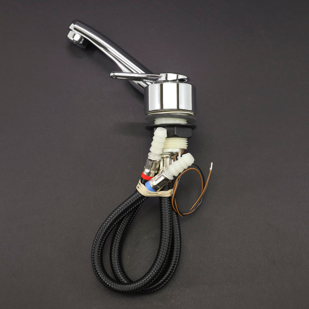 Comet Florenz Mixer Tap / Micro Switch - Chrome Effect Barbed Tails