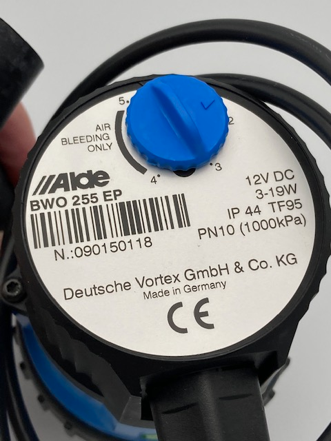 Alde - Inline Circulation Pump 12 V - 3010-522 - Caratech