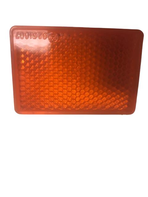 Amber Oblong Reflector 56 x 39 mm - 0870A - Caratech Caravan Parts