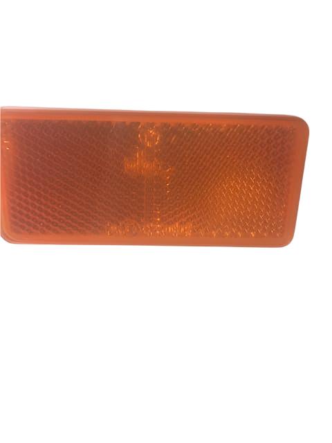 Amber Oblong Reflector 90 X 40 mm - 0868A - Caratech Caravan Parts