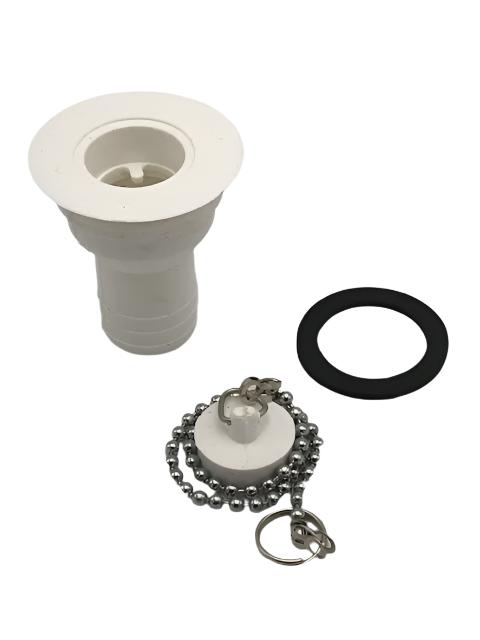 Dometic / SMEV - 25 mm Straight Waste - 01622T11190 - Caratech Caravan Parts