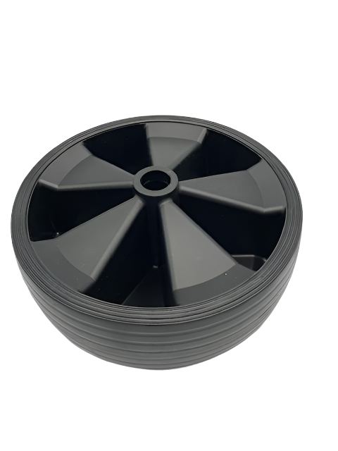 Jockey Unit Wheel - Black Plastic - 21 cm x 65 mm - BJ720 - Caratech