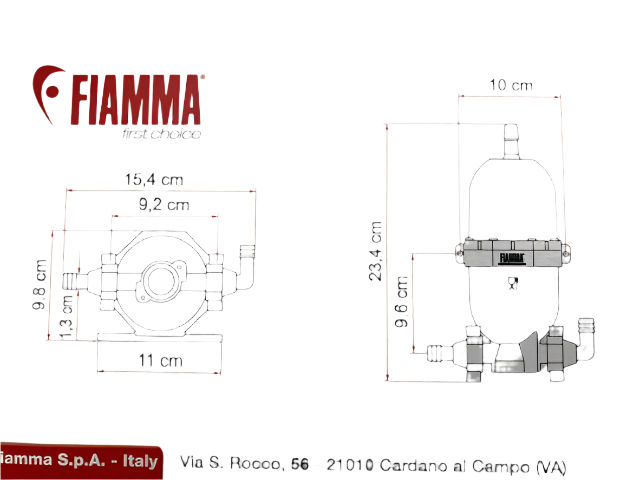 Fiamma Expansion Tank - A20 - 0247801 - Caratech