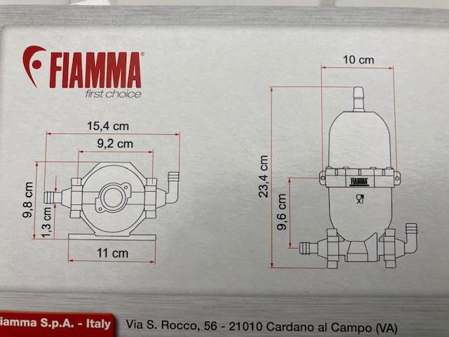Fiamma Expansion Tank -  A20 - 0247801 - Caratech