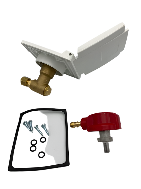 Bullfinch - LPG Gas Outlet / BBQ Point - White - 6087 Bullfinch