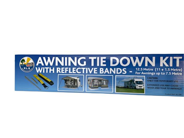 Awning Tie Down Kit with Reflective Bands - BG300