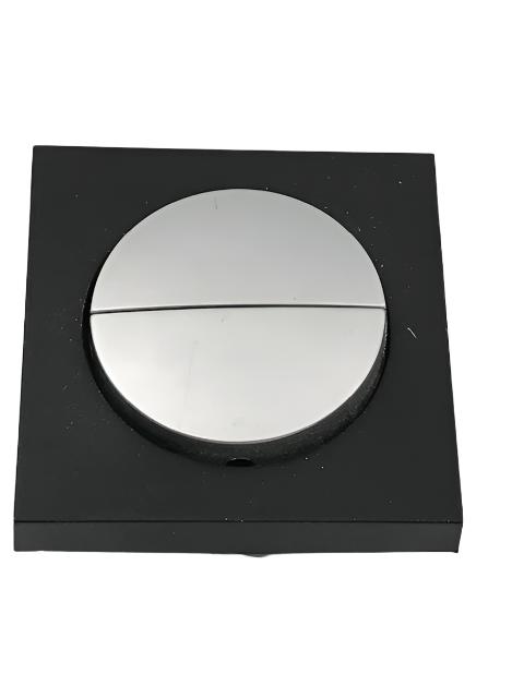 Berker 12 V Double Round Switch Matt Silver - Caratech Caravan Parts