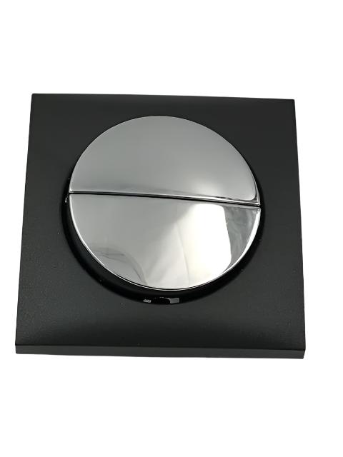 Berker 12 V Double Round Switch Chrome - Caratech Caravan Parts