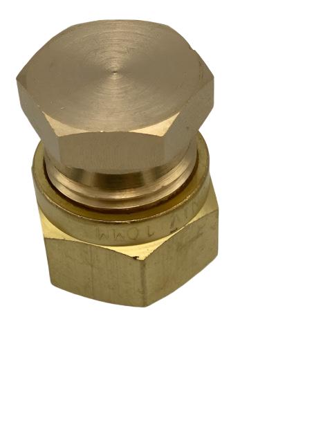 10 mm Blanking End - Brass - MSE110