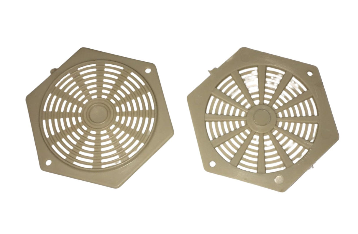 2 X Hexagonal Vents – Brown - W4 37816 - Caratech Caravan Parts