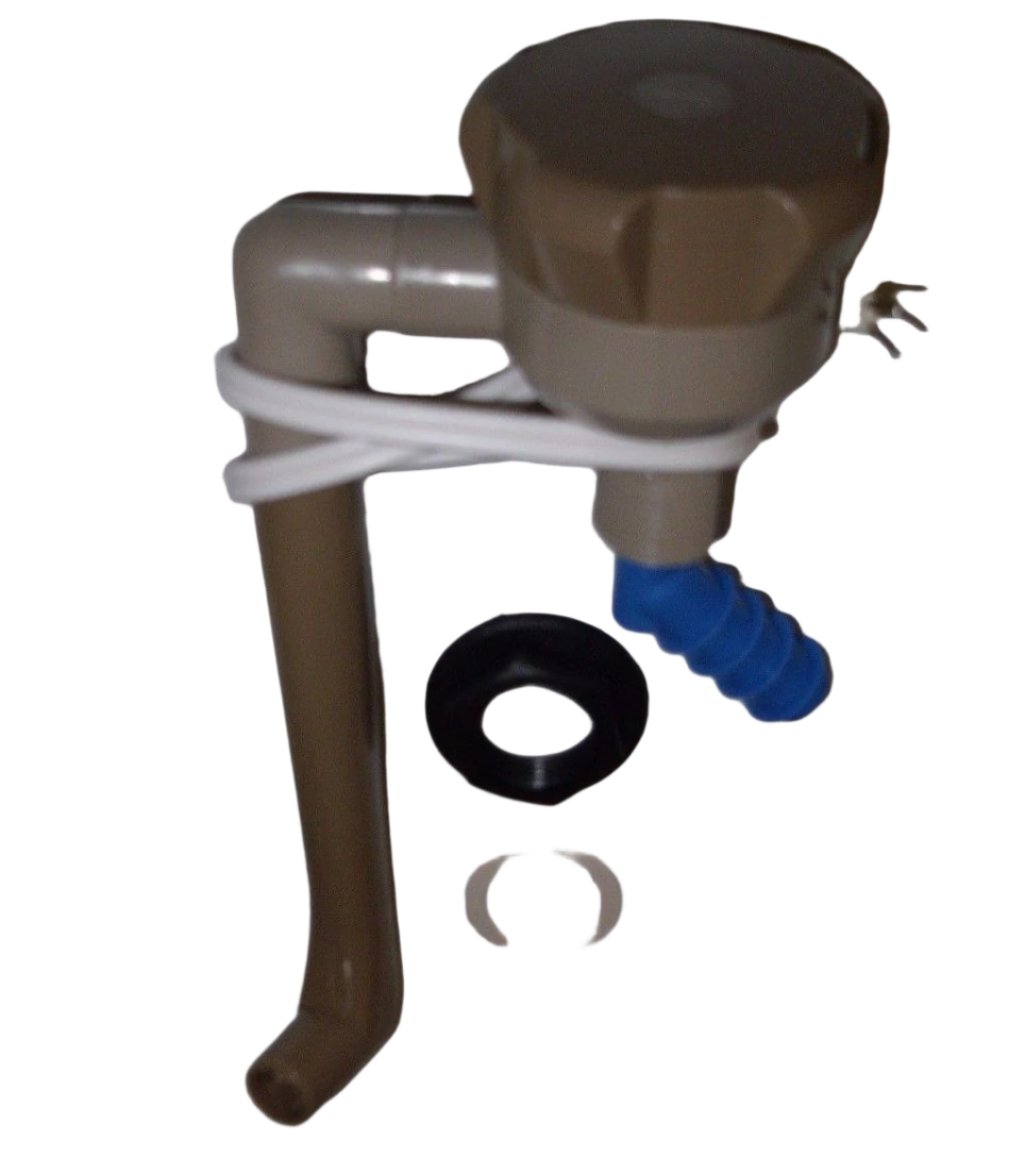 Comet Single Tap fitted microswitch – Cream - Caratech Caravan Parts