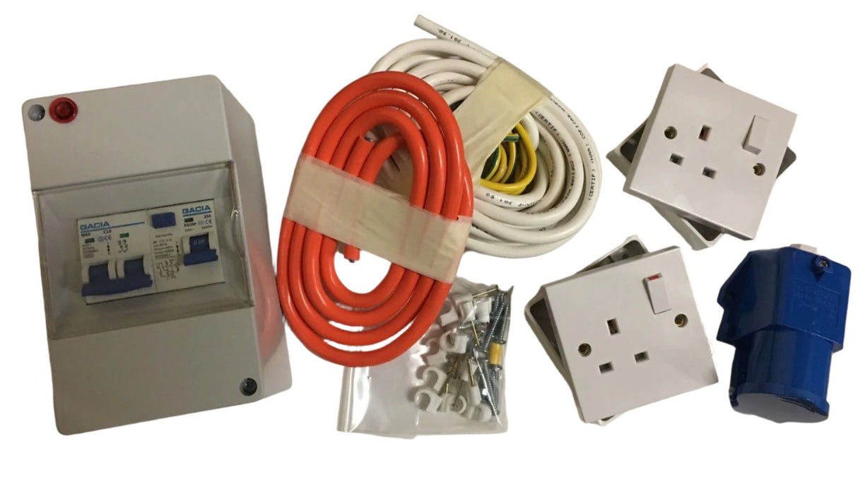 Mains Electric Hook Up 240v Full Kit - PO100 - Caratech Caravan Parts