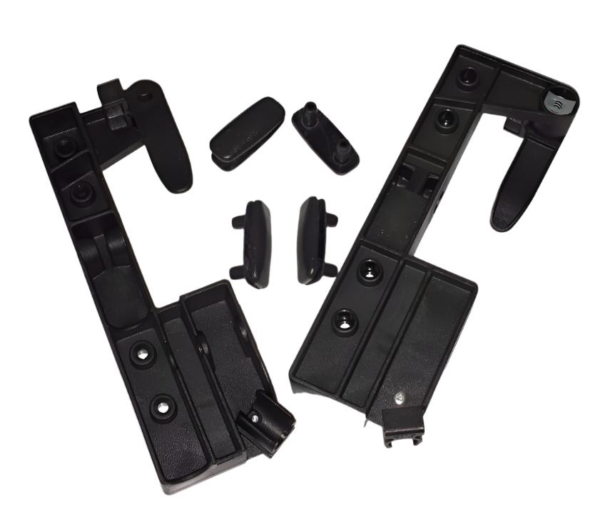 Heki / Seitz Rooflight Lift Handles -1 Pair - Black - 570E35 Dometic