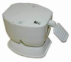 Door Retainer – Lever Type – White Plastic – W4 00067 - Caratech Caravan Parts