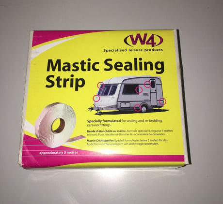 Mastic Sealing Strip 2.5mm Thick x 19 mm Wide x 5 Mtr - Grey - Caratech Caravan Parts