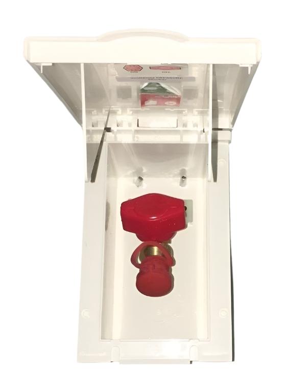 LPG Gas BBQ Flush Fit Outlet Box – TND Model – PO683 - Caratech Caravan Parts