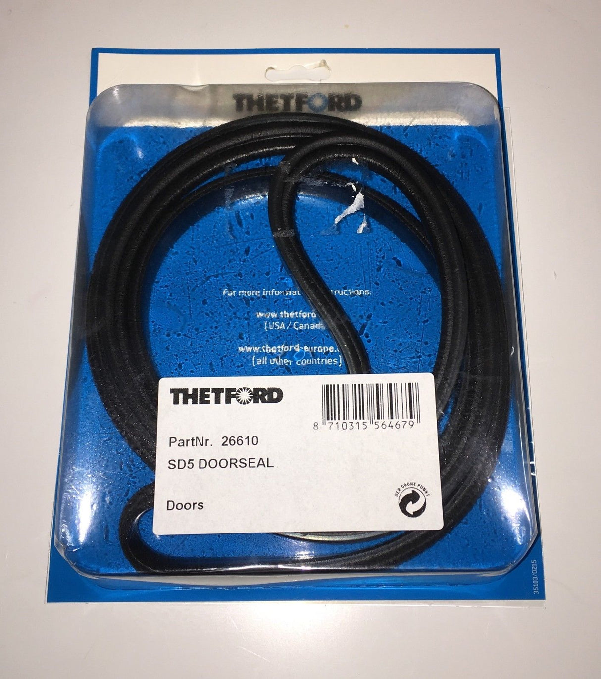 Thetford Service / Locker Door Seal – SD5 – 26610 - Caratech Caravan Parts
