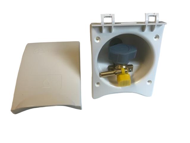 Truma LPG Gas BBQ Flush Fit Outlet Kit - White - 23291-01 Truma