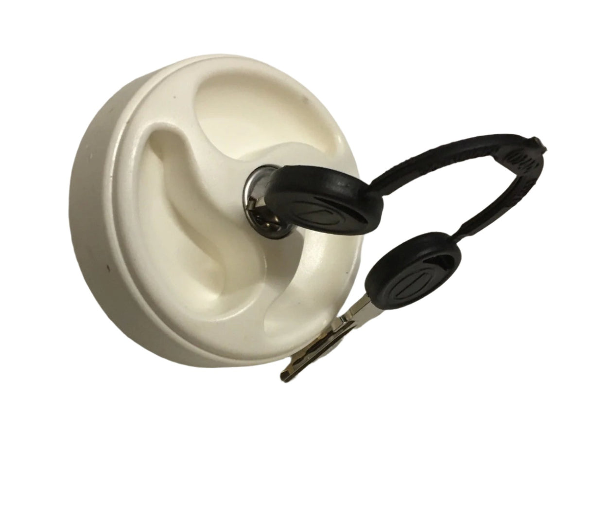 Water Inlet Filler Cap Inc 2 Keys - White - ES2250 - Caratech Caravan Parts