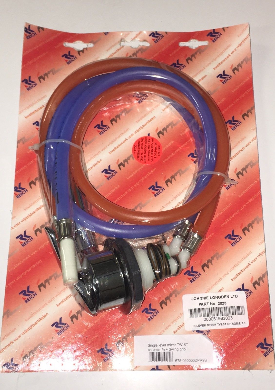 Reich Tap Mixer / Twist – Chrome Effect – Right Hand - 575-040000DPR9SK2675-040000DPR9B Reich