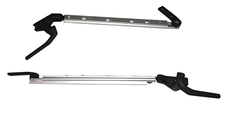 Window Stays –200 mm – Auto Stay –Slide On Type / Poly Fix – 9051620000PK - Caratech Caravan Parts