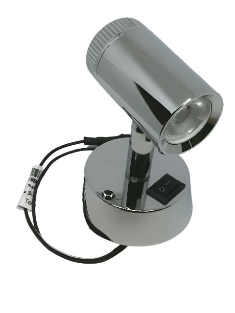 12v LED Dimmer Spot Light - Chrome Effect - PO789 Labcraft