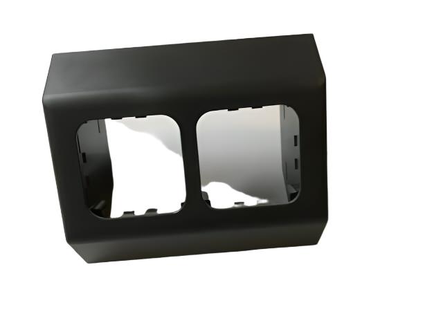 C-Line - 2 Way Angled Socket Box - Dark Grey - PO284 - Caratech Caravan Parts