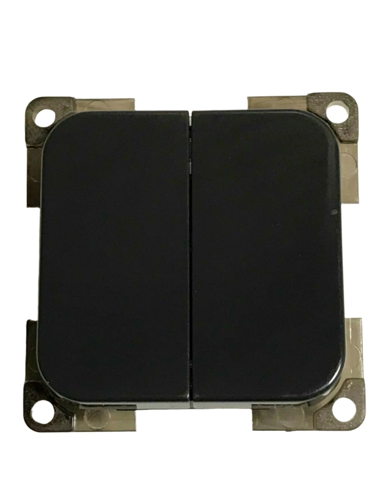 C - Line Double Light Switch - Dark Grey - PO266 - Caratech Caravan Parts