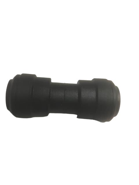 J/G Straight Connector -12 mm - Black - WS1204 John Guest
