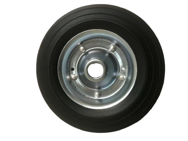 Solid Rubber Jockey Wheel - 200 x 50 mm - 1671 Pennine Leisure Supplies