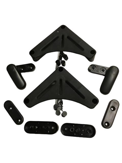 Table Mounting / Storage Kit - Black - 86838B - Caratech Caravan Parts