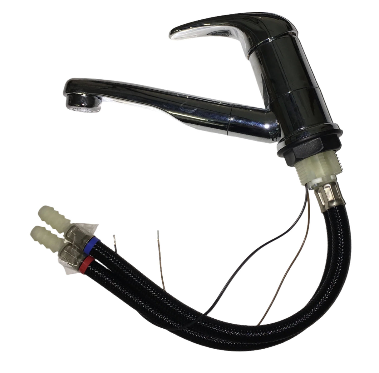 Comet Roma Mixer Tap and Micro Switch – Chrome Effect Barbed Tails 0584