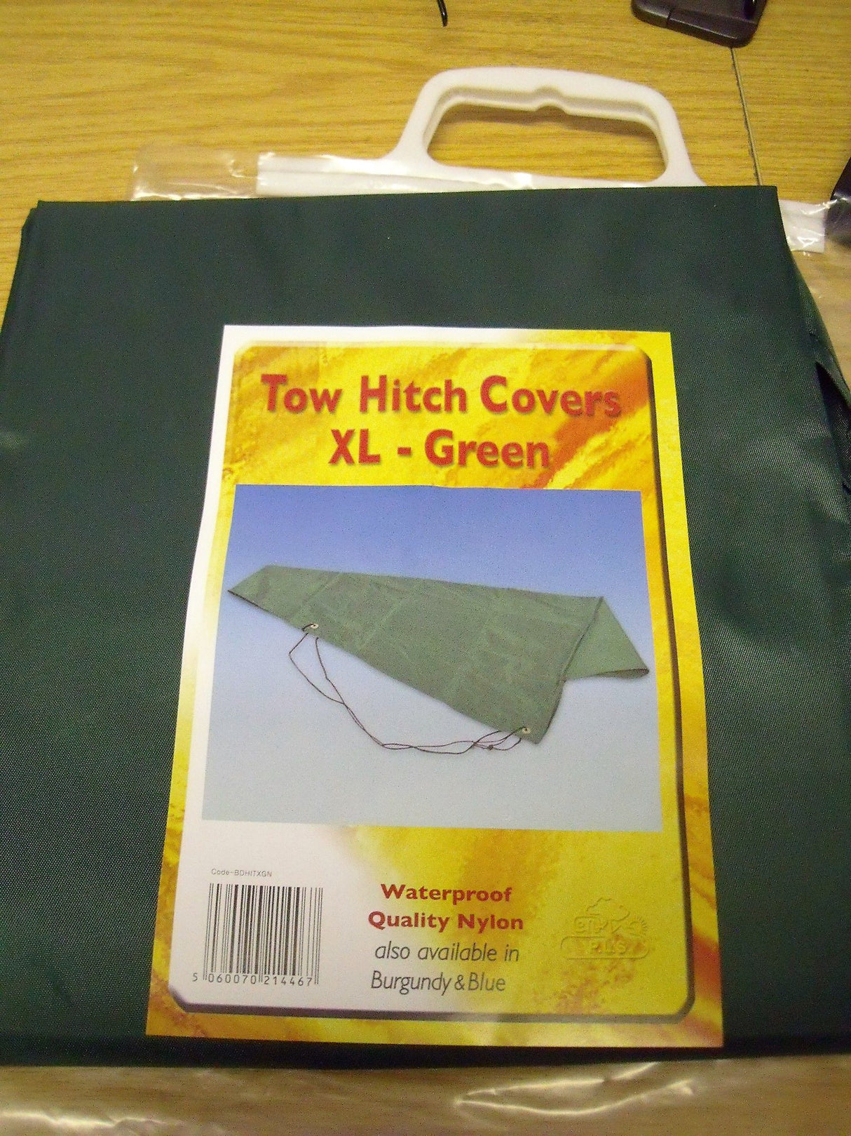 Tow Hitch Covers -XL - Green - Caratech Caravan Parts