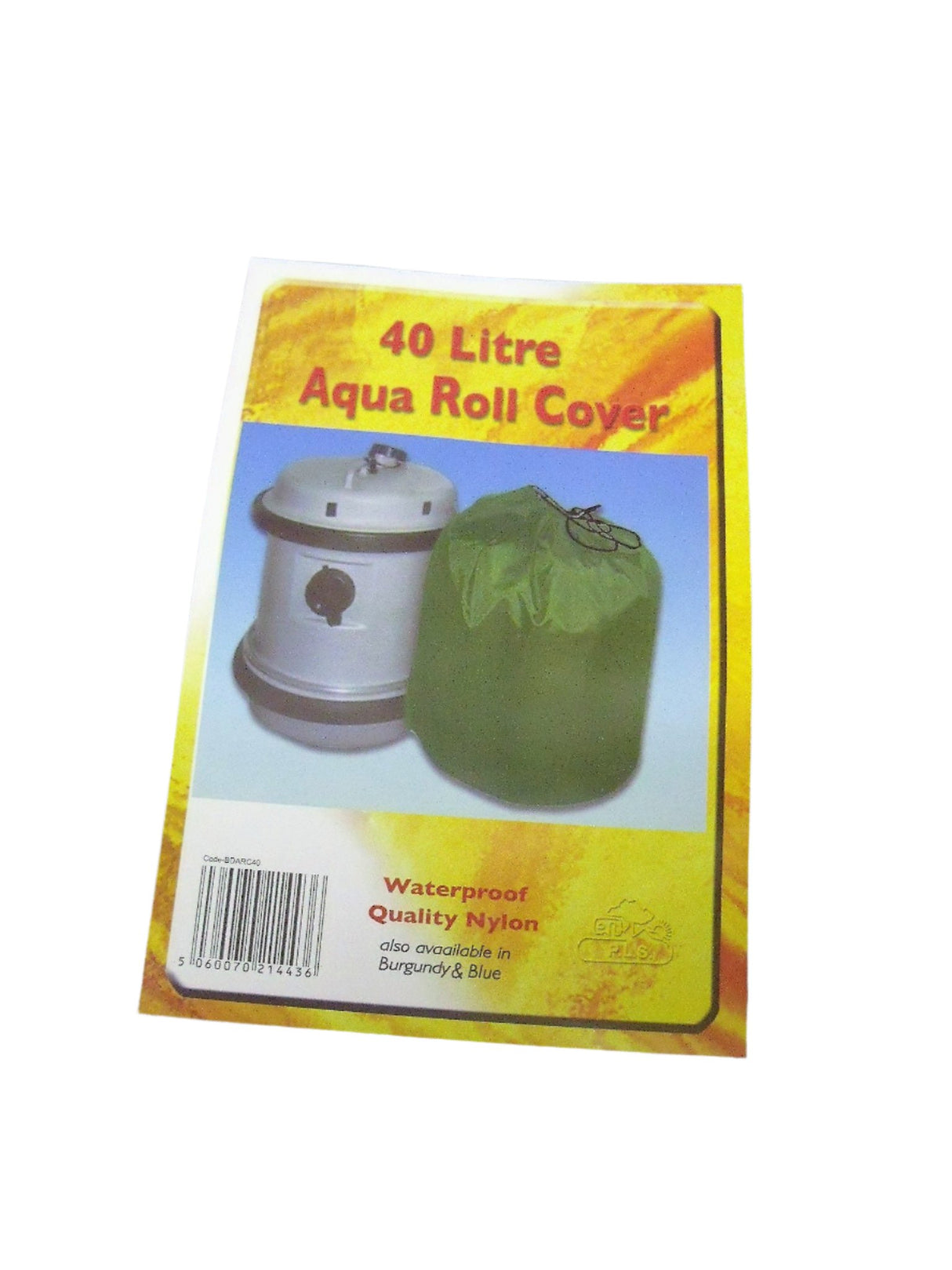 40 Litre Aqua Roll Cover - Green - Caratech Caravan Parts