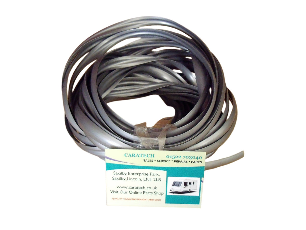 Awning / Rail Insert -10 mts x 12 mm - Silver - Caratech Caravan Parts