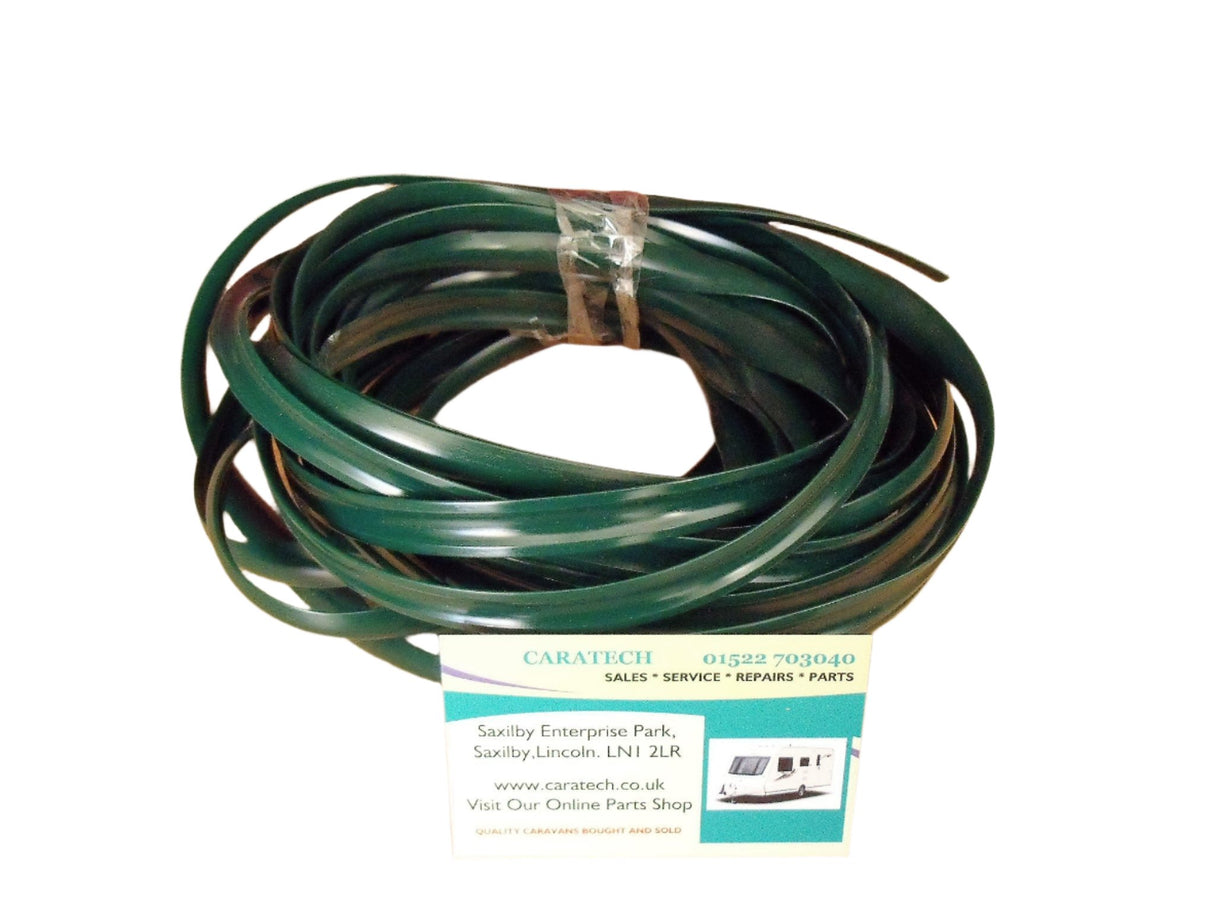 Awning / Rail Insert -10 mts x 12 mm - Green - Caratech Caravan Parts