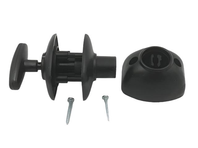 Door Retainer - Quick Release – Black Plastic – 00039 - Caratech Caravan Parts