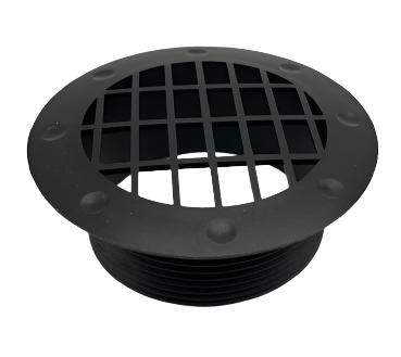 Black Floor Vent 62 mm - BLVENT - Caratech