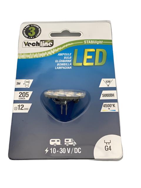 Vechline - G4 LED - 12 LED - 2W - Bulb - 15937176 - - Caratech