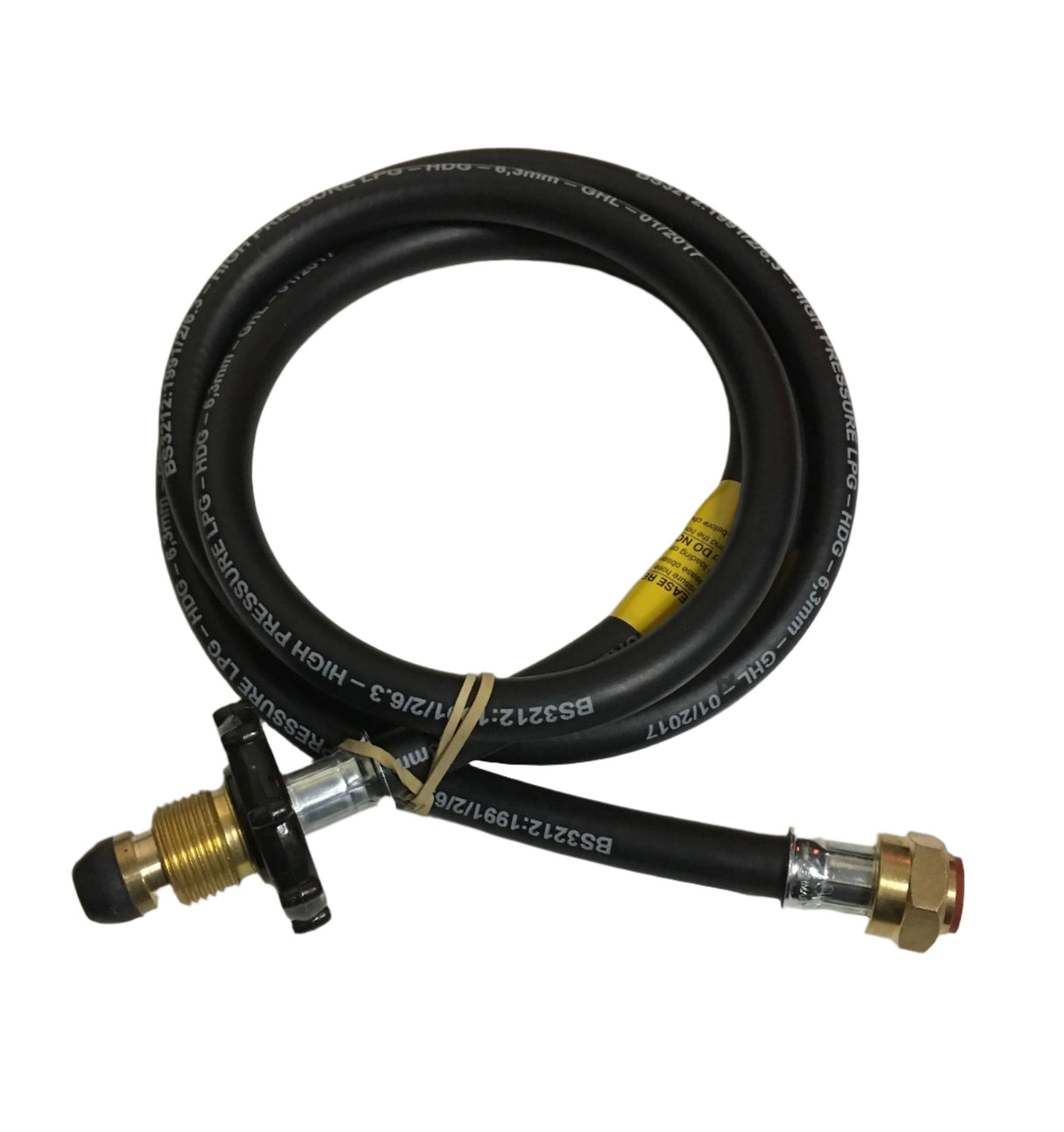 LPG Propane Gas Hose -Handwheel Connector – Black – 1.5 mt - GPT/098SHWPK IGT